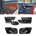 LHDRHD для VW Golf 5 MK5 Jetta 2005 2006 2007 2008 2009 2010, кожа из микрофибры, 4 шт., внутренняя дверь автомобиля, подлокотник, панель, обшивка