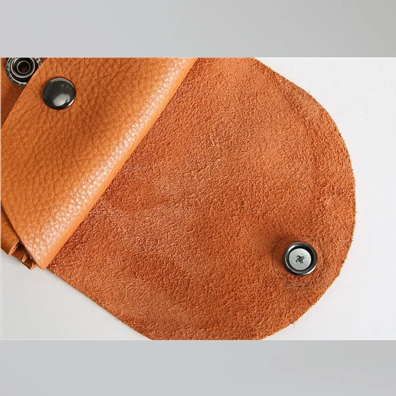 Кошелек для мелочи мужчин и женщин маленький бумажник из 100% натуральной кожи