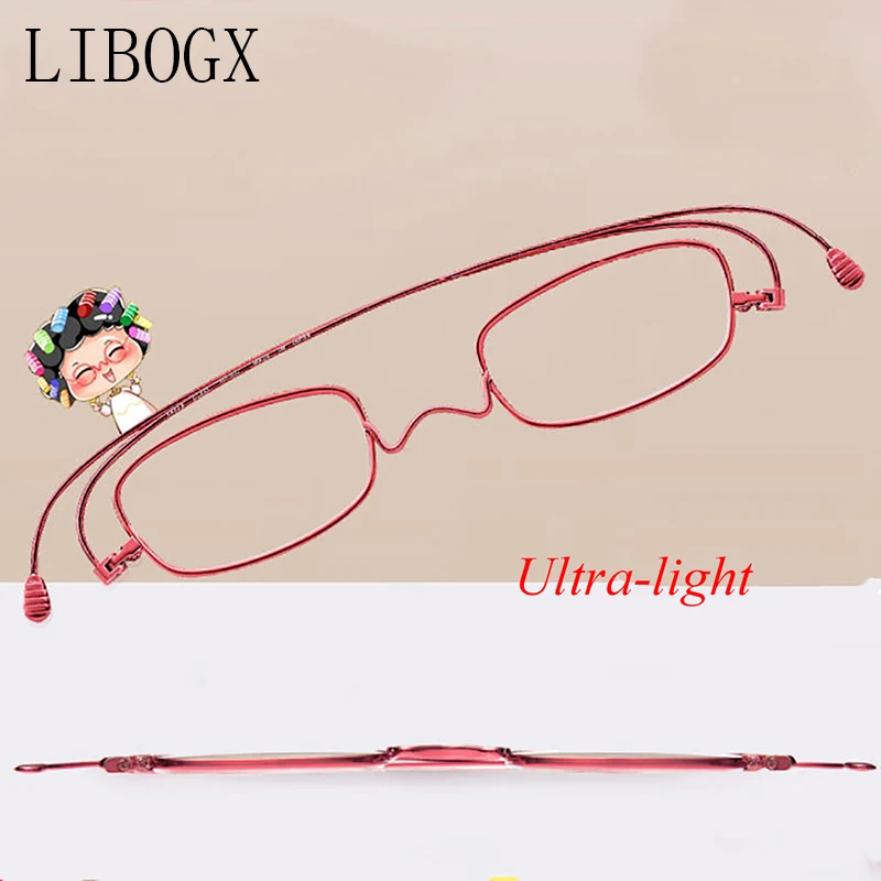 Портативные ультратонкие очки для чтения мужчин модные женщин и с защитой от