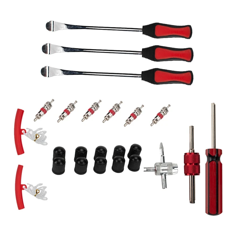 

24 шт. ложки для шин Рычаг Мотоцикл Байк шина для газонокосилки сменные инструменты 2X обода протекторы