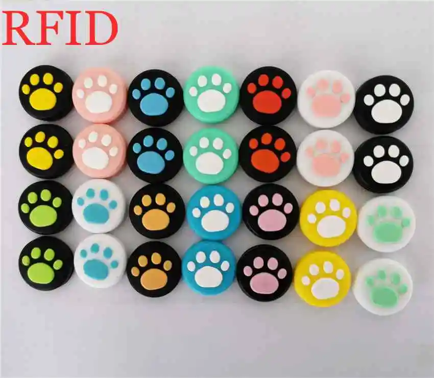 4 шт. Милая кошачья лапа переключатель Нескользящая ручка кнопка для большого