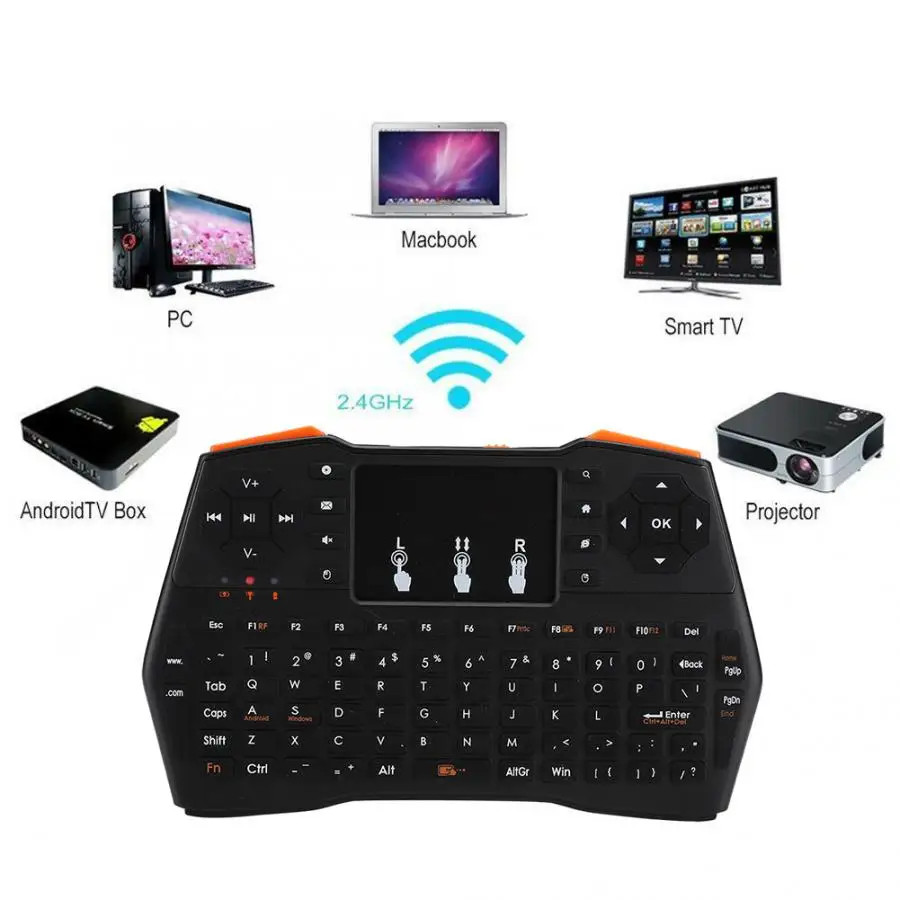 Air Mouse для Viboton I8 Plus 2 4 ГГц мини беспроводная клавиатура Android TV Box/Google