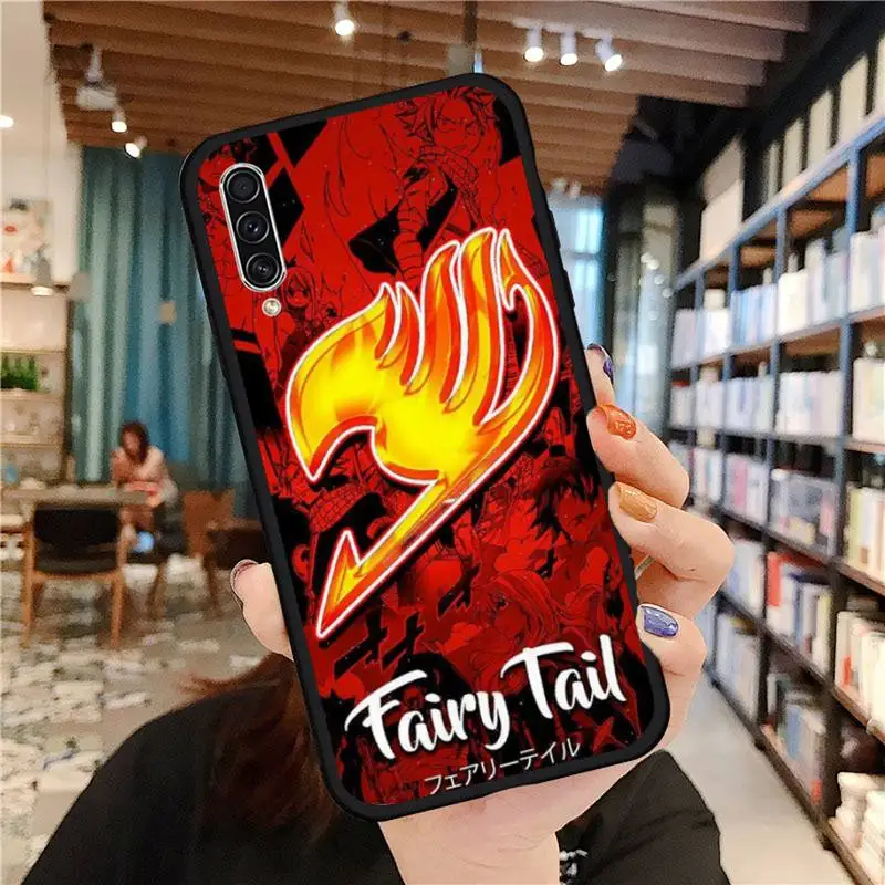 

Manga Fairy Tail Phone Case For Samsung A20 A30 30s A40 A7 2018 J2 J7 prime J4 Plus S5 Note 9 10 Plus