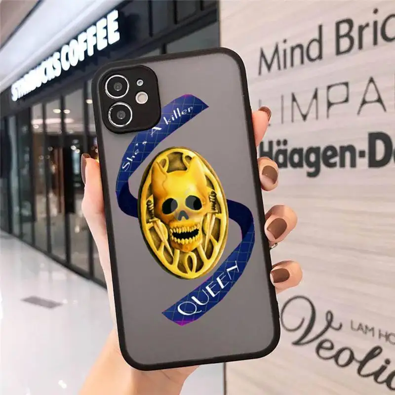 

Anime JoJo Killer Queen Phone Cases Matte Transparent for iPhone 7 8 11 12 s mini pro X XS XR MAX Plus cover funda