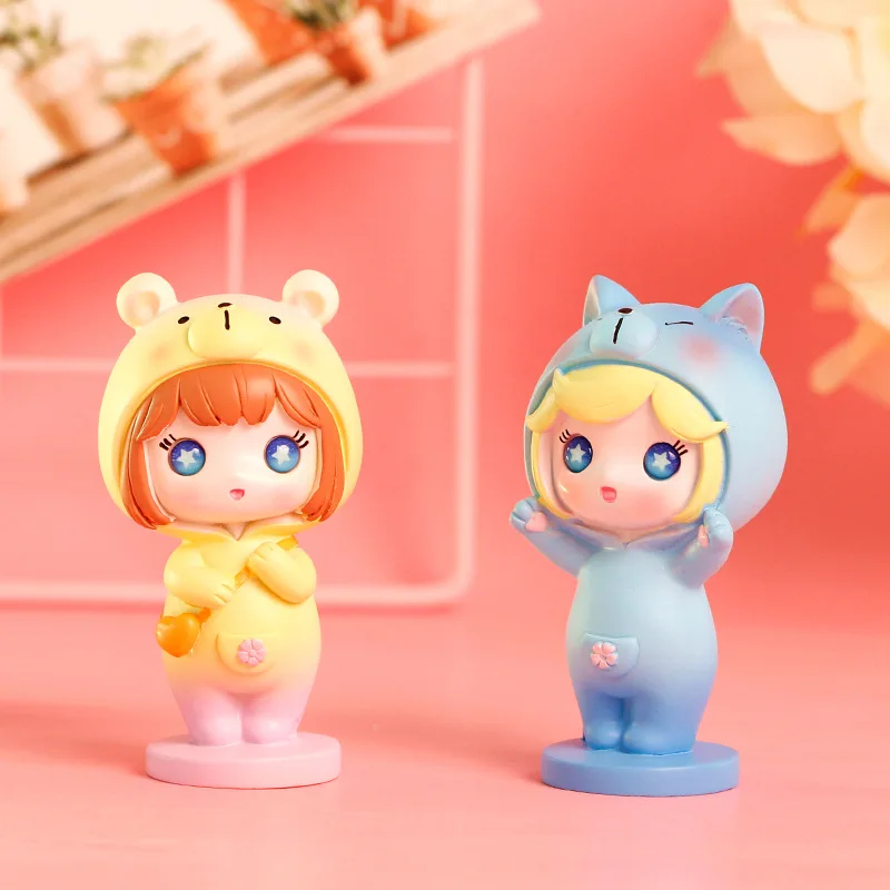 

Cartoon cute vitality girl decoration creative animal Caja Ciega blind bag anime character mysterious cute model birthday gift