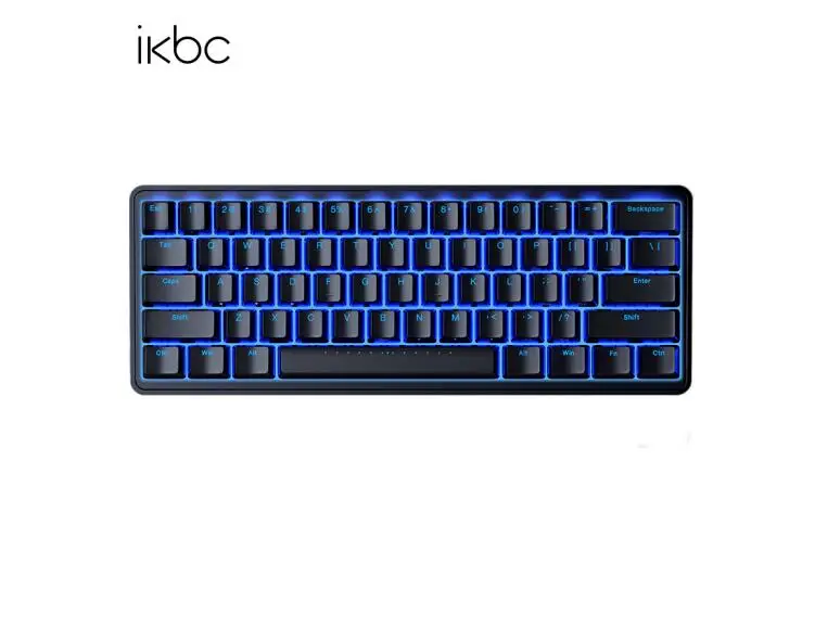

IKBC R300mini Blue Backlight 61key Mechanical Keyboard Cherry mx Switch Wired Game Keyboard