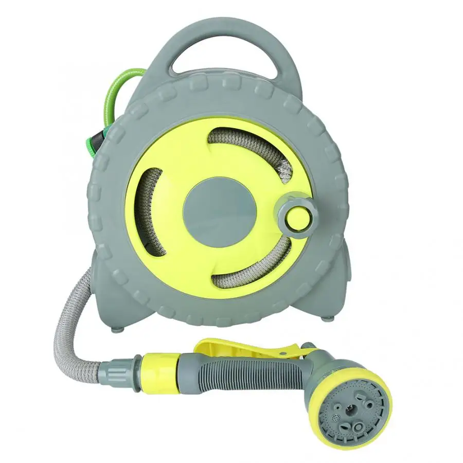 Gardening Tool Combination Set 15m/49.2ft Portable Retractable Hose Cart Water Pipe Reel Rack Garden Watering Accessories |