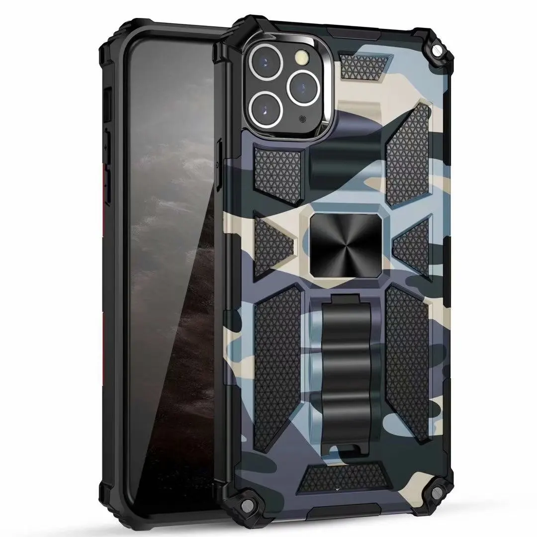 

Чехол для iPhone 12 Mini 11 Pro Max X XS Max XR 7 8 Plus SE 2020, камуфляжный бронированный чехол, Противоударные Защитные чехлы
