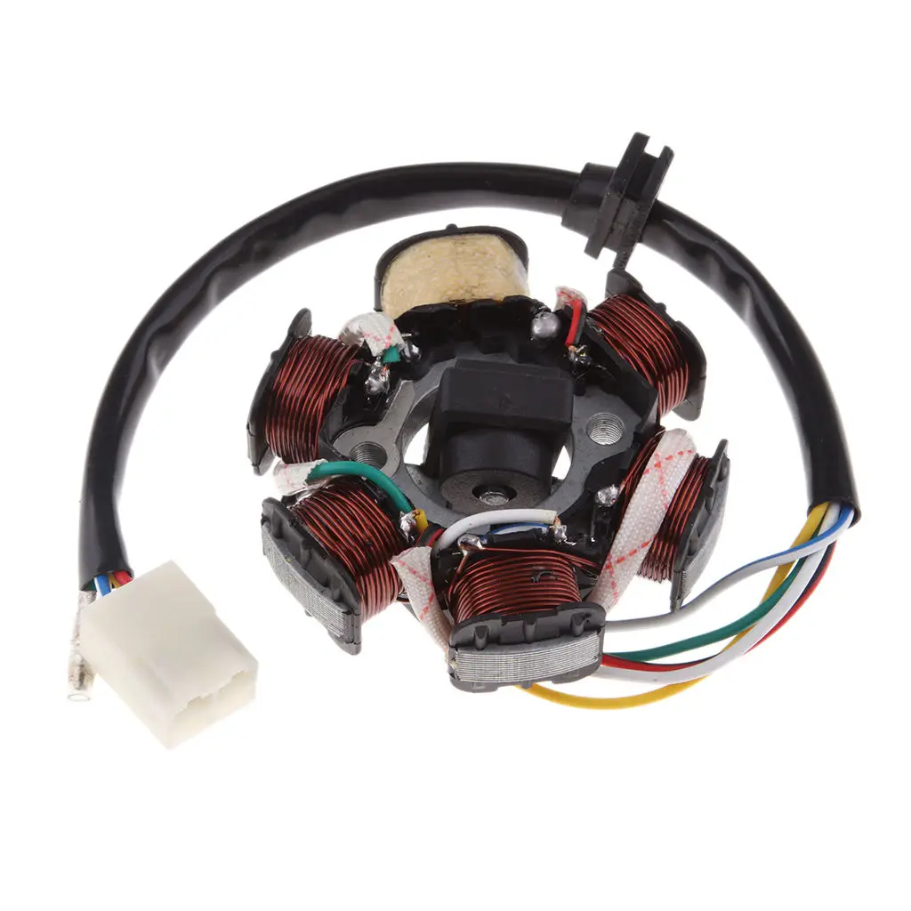 

6 Magneto Steering Wheel Stator for 110 125cc 125 Gravity Bike Stroller