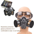 Полнолицевая респираторная маска с безопасным спреем краски, химические пестициды, украшение, формальдегид, пылезащитный респиратор с фильтром