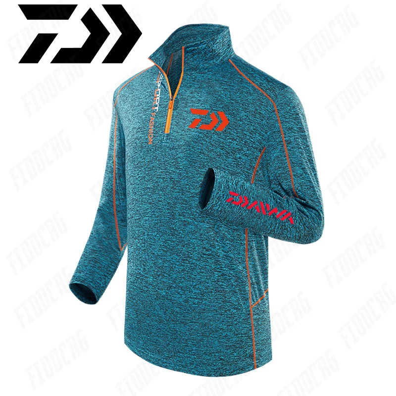 

2021 New Daiwa Fishing Shirt Breathable Fishing Clothing Men Waterproof Fishing Shirts Long Sleeve Quick Drying Fishing Clothes