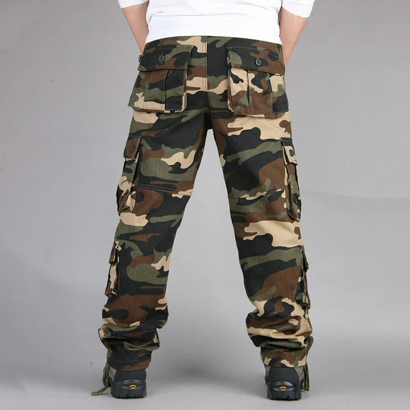 

Side Zipper Pockets Cargo Harem Joggers Pants Men 2021 Hip Hop Casual Harajuku Streetwear Camouflage Sweatpant Trousers Male
