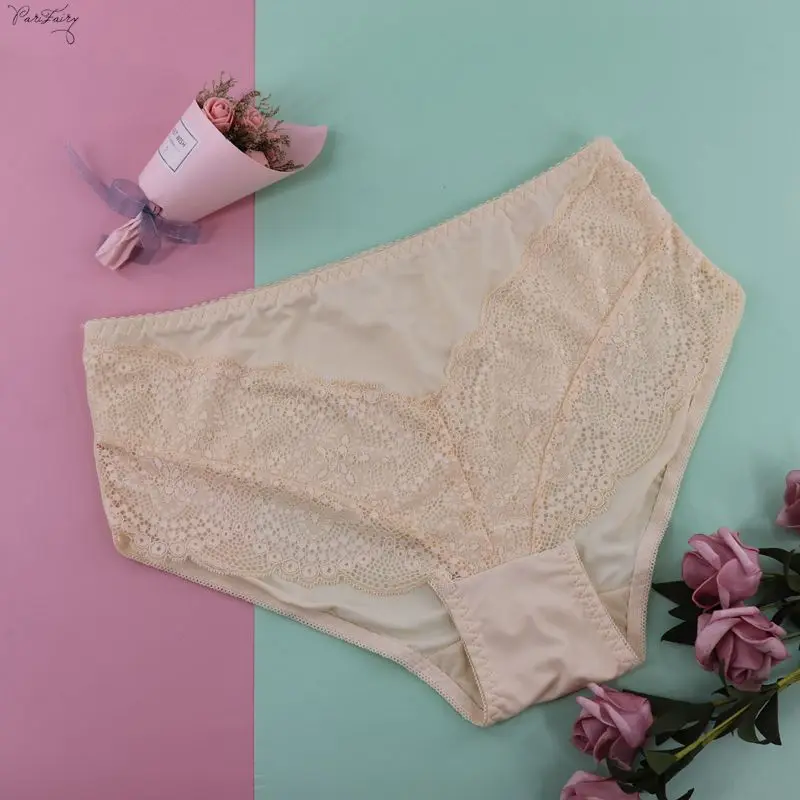 Женские кружевные трусы с цветочным принтом Parifairy большие размеры 7XL 6XL 5XL 4XL 3XL 2XL