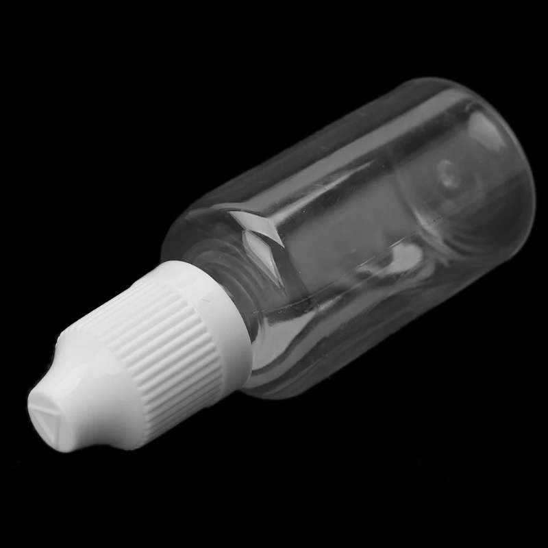 

E-Cigarette Oil Eye Liquid Bottle 30ml Plastic Clear Squeezable Dropper Empty