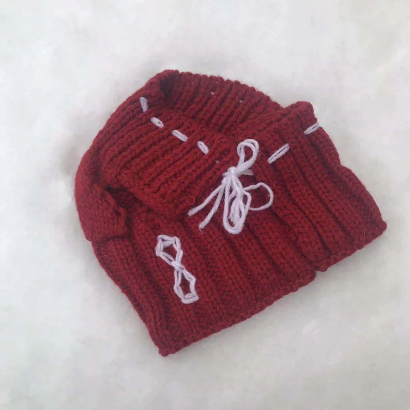 

Winter Dog Cap Christmas Pet Hats Dog Accessories Woolen Puppy Hat With Ball Pet Producten