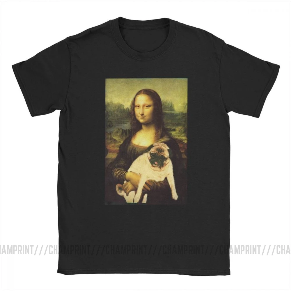 Мужская футболка Mona Lisa Винтажная с короткими рукавами и круглым вырезом