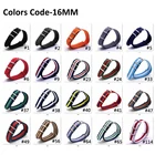 Ремешок для часов BUMVOR, нейлоновый плетеный браслет для наручных часов в стиле НАТО, 16 мм 18 мм 20 мм 22 мм 24 мм, аксессуары для часов