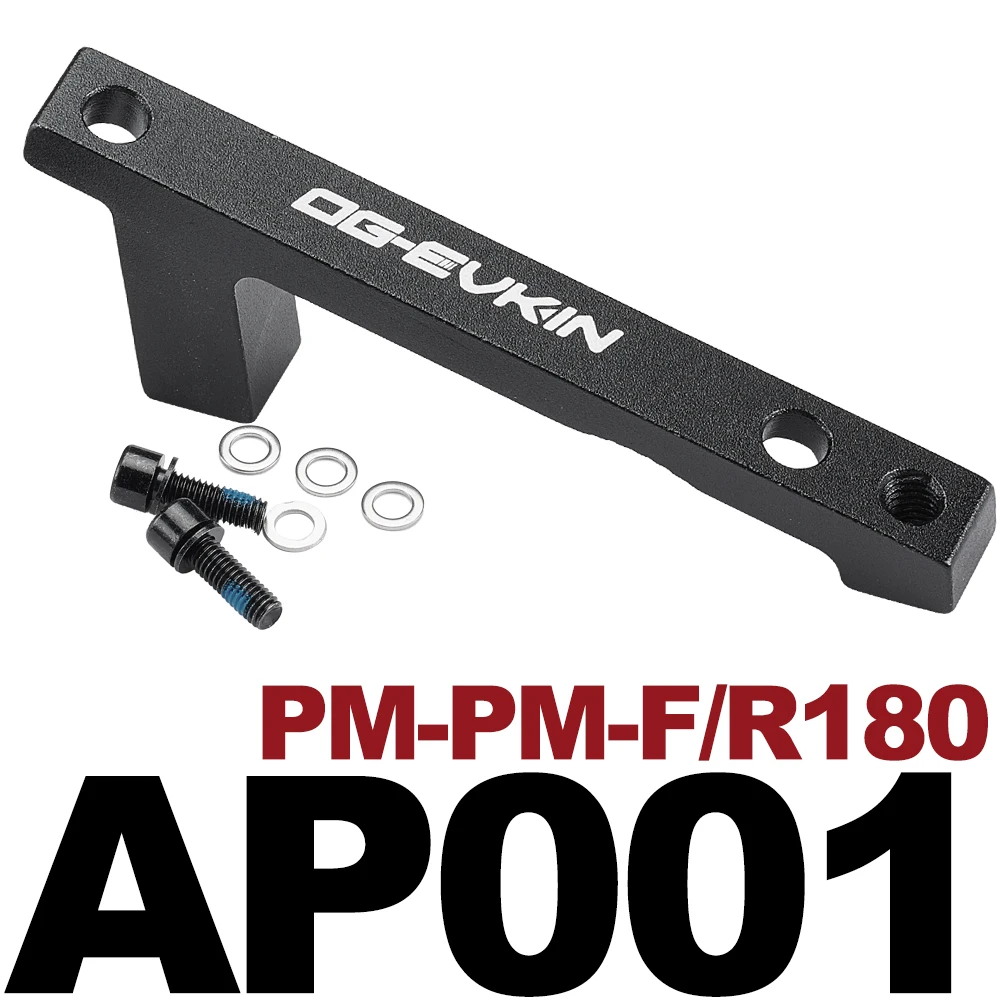 AP001-PM-PM-180 OG-EVKIN AP001/AP002 1 шт. адаптер дискового тормоза для 160 мм-180 мм/160 мм-203 мм PM-PM-F/R180 PM-PM-F/R203 конвертер Сверхлегкий кронштейн - Color: AP001-PM-PM-180