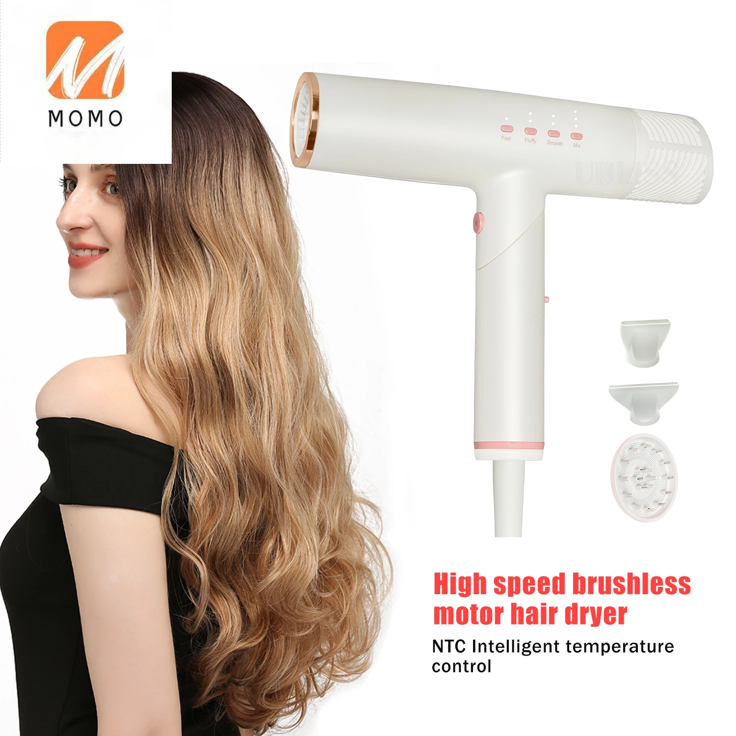 

2021 Newest Design Hair Dryer Hair Styling Tools Fast Straight Hot Air Styler Hair Blow Dryer