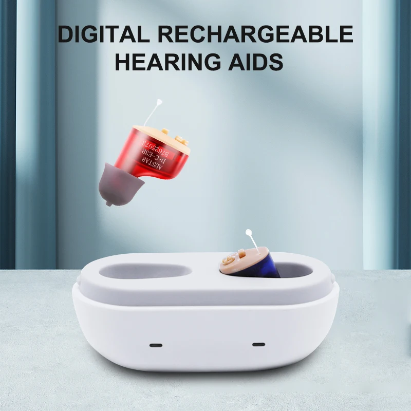 

Hearing Aid Rechargeable Sound AmplifierMini Hearing Aids For Deafness Ear Hearing Aid First Aid Tools Audifono Dropshipping