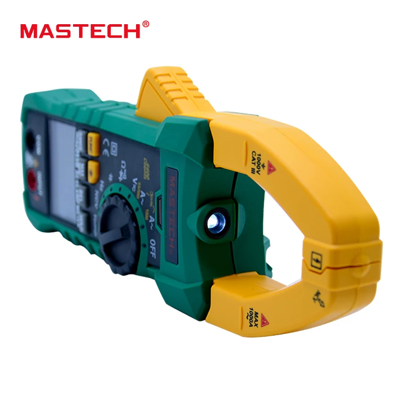 MASTECH MS2015B Автоматический диапазон 6000 отсчетов Цифровой мультиметр зажим AC/DC тестер истинное RMS измерение температуры