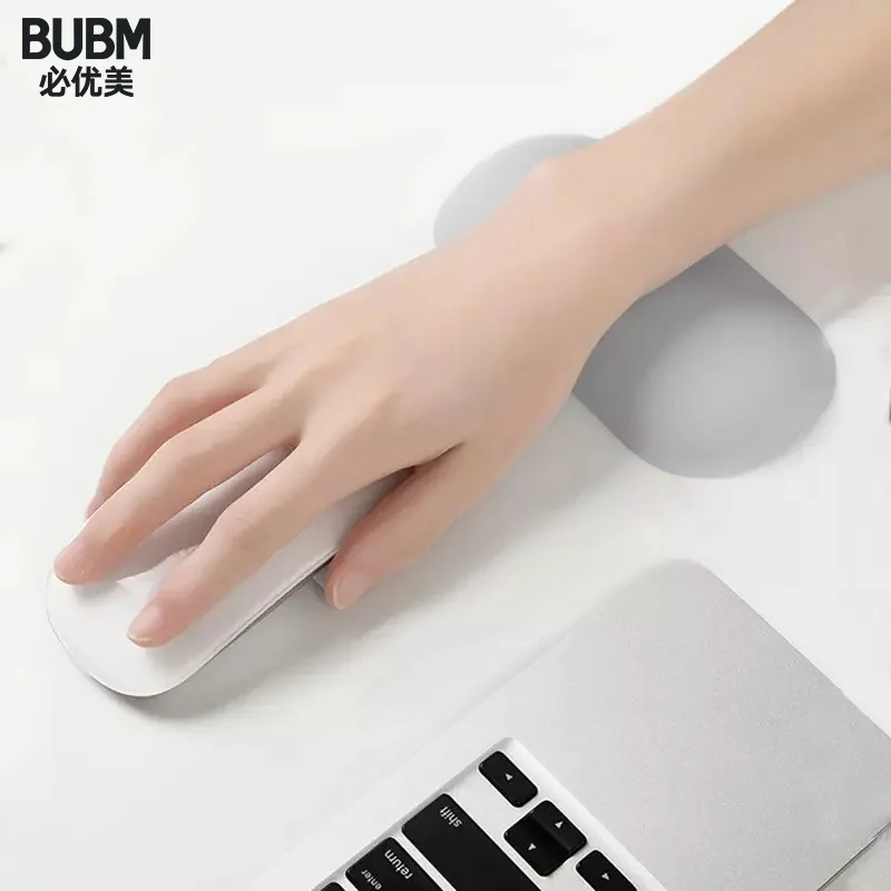 Нескользящий Силиконовый коврик для мыши BUBM поддержки запястья подушка рук