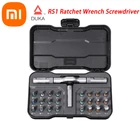 Многофункциональный ключ-Трещотка Xiaomi ATuMan DUKA RS1 24 в 1, отвертка S2, магнитные биты, набор инструментов для домашнего ремонта