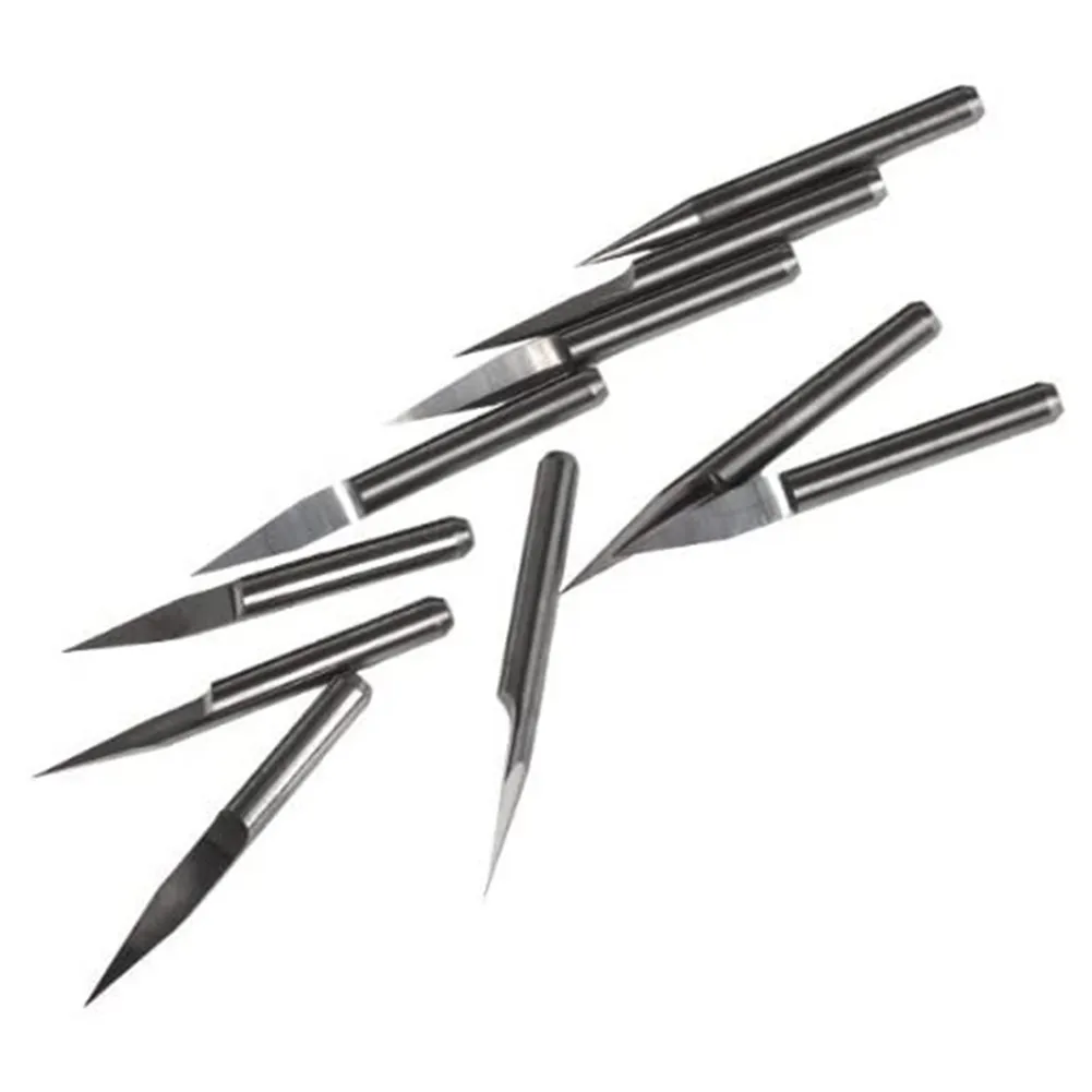 

Tools Engraving Bit 0.1mm 10 Piece 10pcs 20 Degree 20 3.175mm Shank CNC