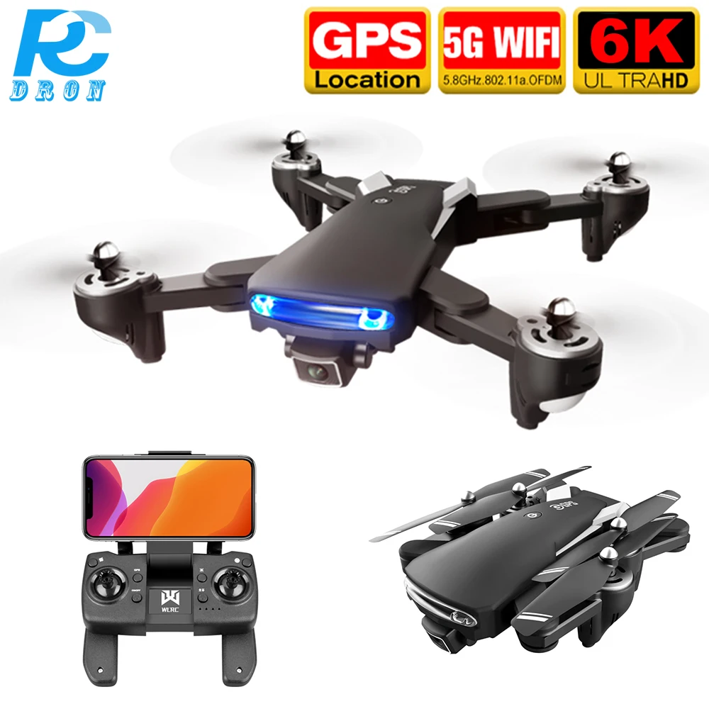 

KK7 Pro Camera Drone 6K GPS 5G WiFi FPV Long Flight Distance Smart Follow Foldable RC Quadcopter Dron 4K Professional PK LS38