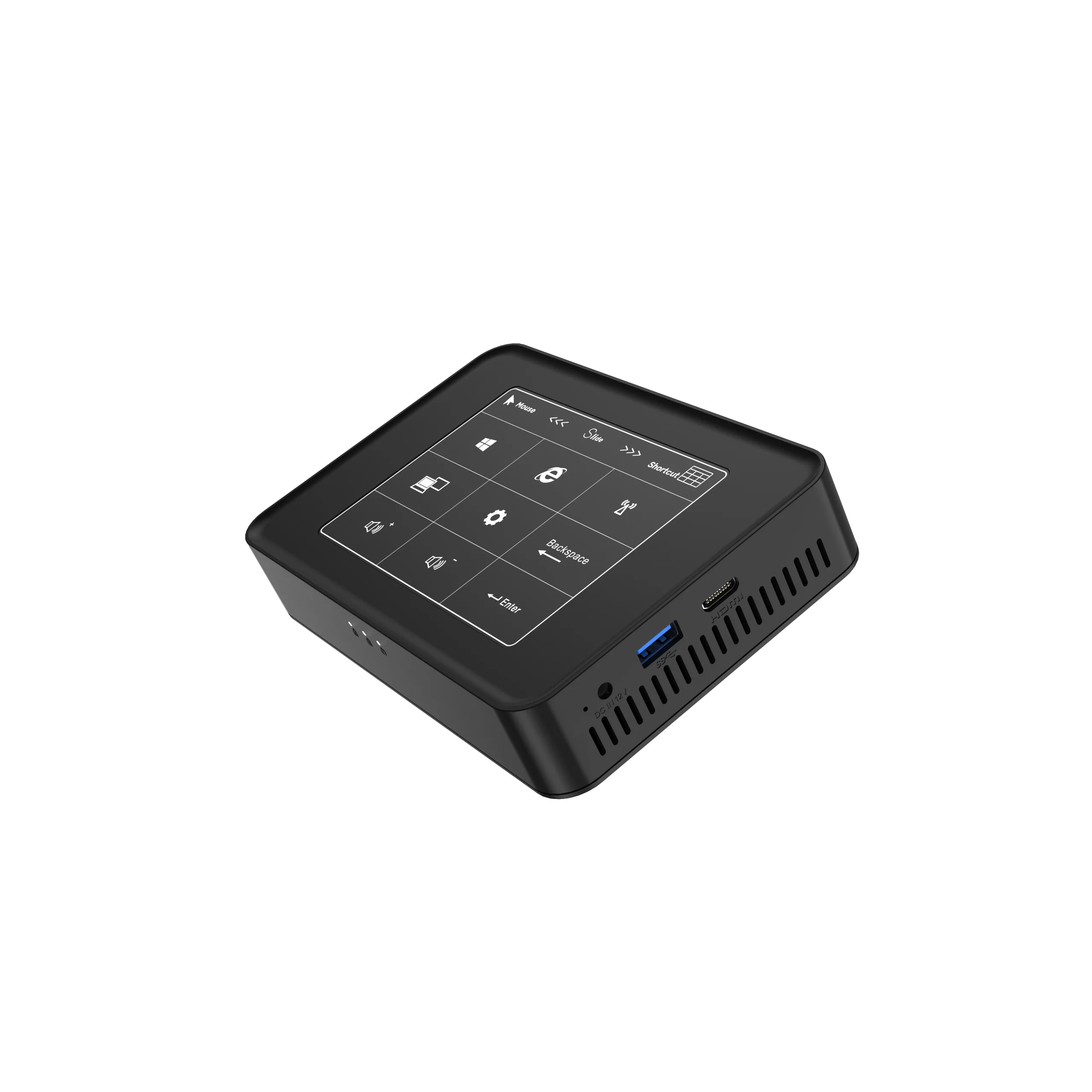 Новый Celeron J3455 LPDDR3L 6G SSD 128G Windows 10 Мини ПК HTPC с сенсорной панелью управления win10