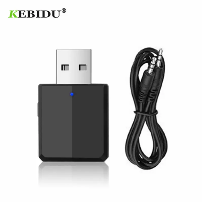 KEBIDU 3 в 1 5 мм аудио Bluetooth передатчик приемник беспроводной USB 0 адаптер мини AUX