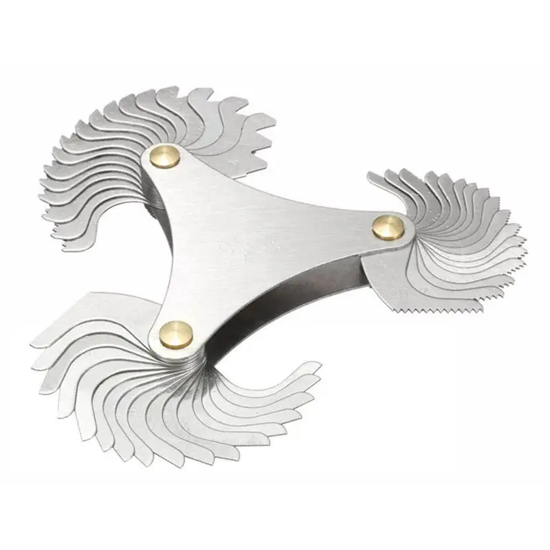 51 лезвие метрический резьбовой манометр 60 градусов шаг винта UNC 4 84 измерительные инструменты для