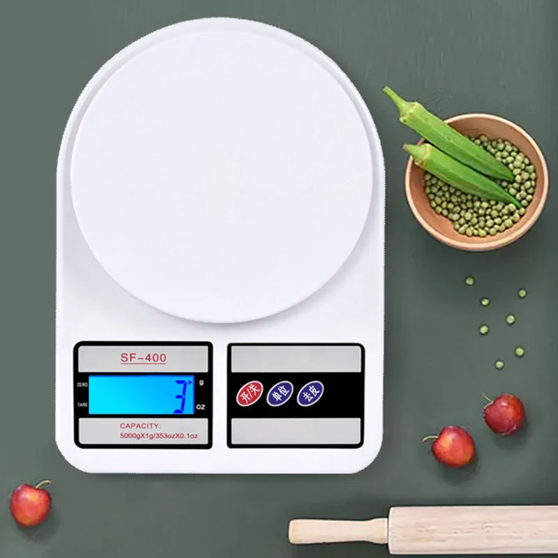

5kg 5000g/1g Digital Scale Kitchen Food Diet Postal Scale Electronic Weight Scales Balance Weighting Tool LED Electronic Scales