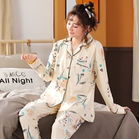 2pcsset long sleeve nursing nightwear maternity pajamas set pregnancy clothing sleepwear breastfeeding nightgown pyjama