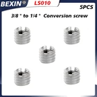 Винтовой адаптер для камеры с 38 на 14 адаптер для крепления штатива, подходит для кронштейна камеры, монопода, шаровой головки, кронштейна для вспышки (комплект из 5)