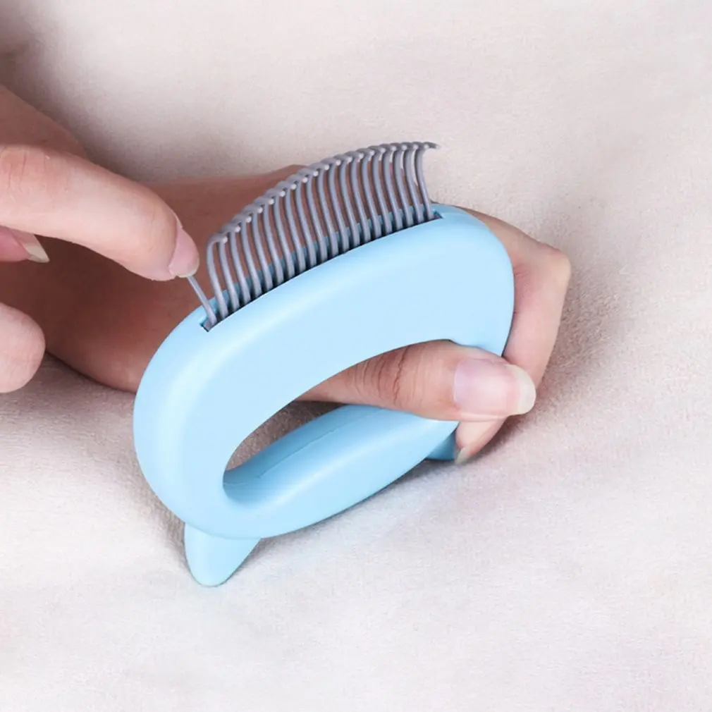 Pet cat shell comb long and short hair artifact open knot to remove floating ear type cleaning tool | Дом и сад