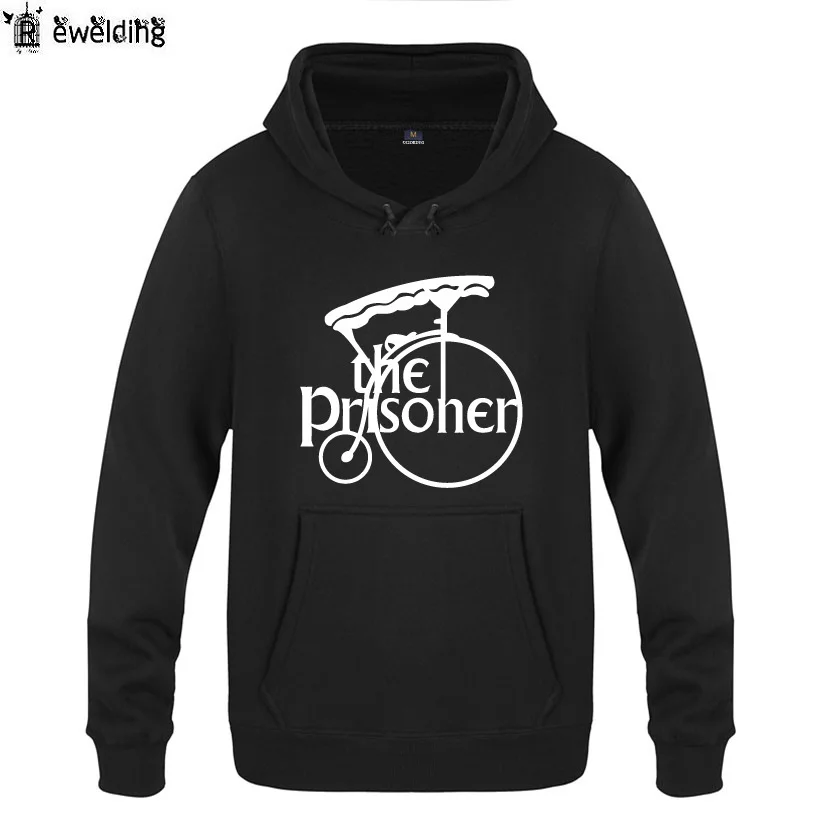 Для мужчин s толстовки Заключенный номер 6 Пенни Фартинг с принтом флисовая