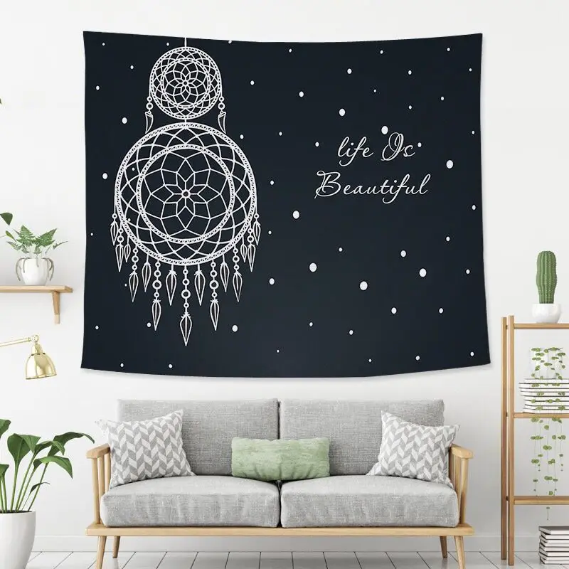 

Bohemian Beach Towel Wall Hanging Background Cloth Rectangle Polyester Tapestry Beach Throw Rug Carpet