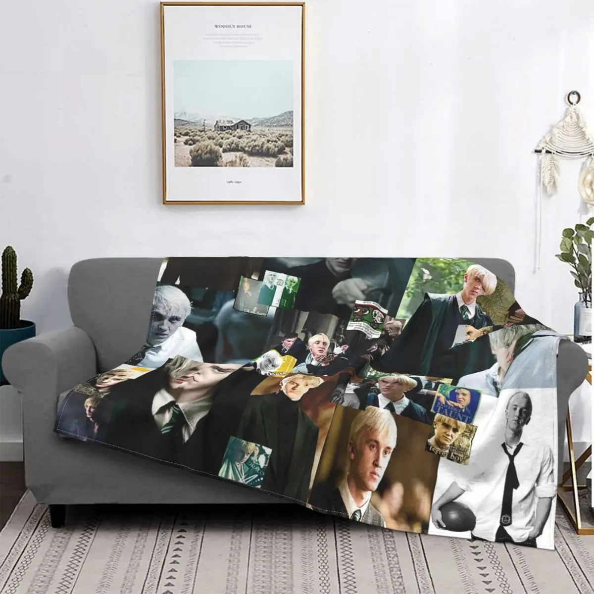 

Фланелевое Одеяло Draco Malfoy, весна/осень, стандартное портативное супермягкое покрывало для кровати, Дорожный Коврик