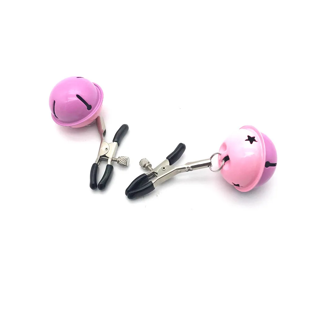 Зажим для сосков с колокольчиком секс игрушки зажим именной биркой