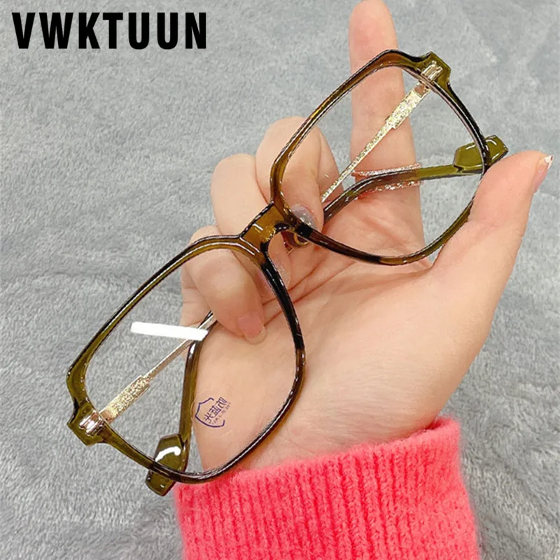 VWKTUUN оправа для очков Женская винтажная Корейская близорукости прозрачные очки