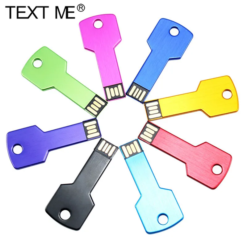 

USB-флеш-накопитель TEXT ME объемом 8 ГБ, 16 ГБ, 32 ГБ, 64 ГБ, водонепроницаемый USB-накопитель объемом 4 Гб, U-диск 2,0, USB-карта памяти