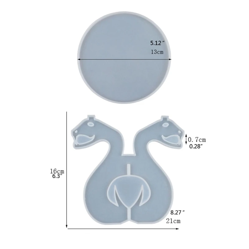 

DIY Snake Shape Flower Pot Tray Silicone Resin Molds Flower Pot Holder Snake Leg Bracket Resin Casting Mold Craft Tools C7AE