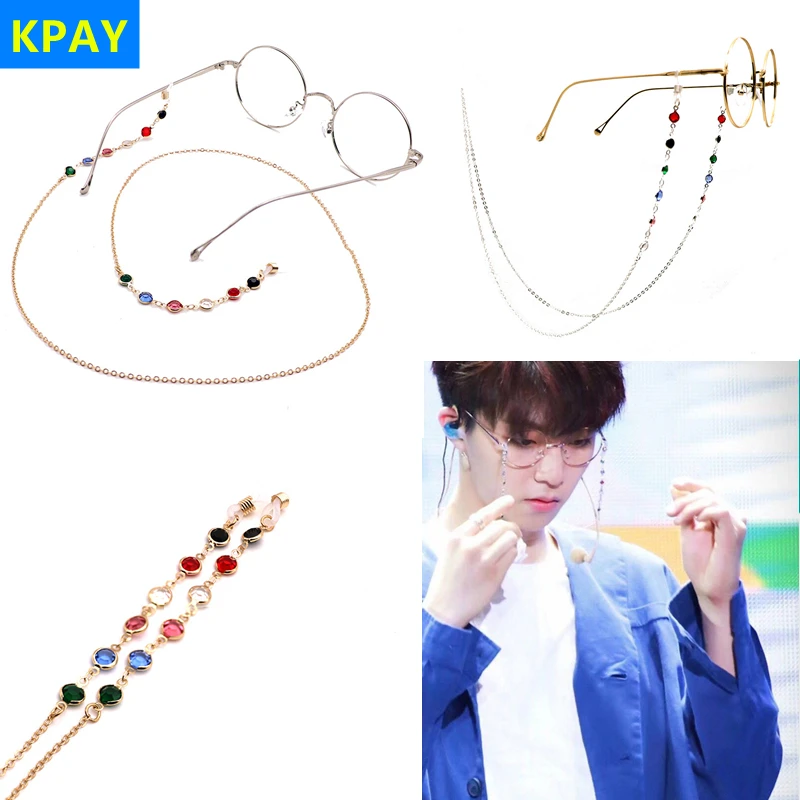 Women Men Eyewear Accessories Stainless Steel Sunglasses Necklace Eyeglass Lanyard Strap Long Keeper Reading Sun Glasses Chain