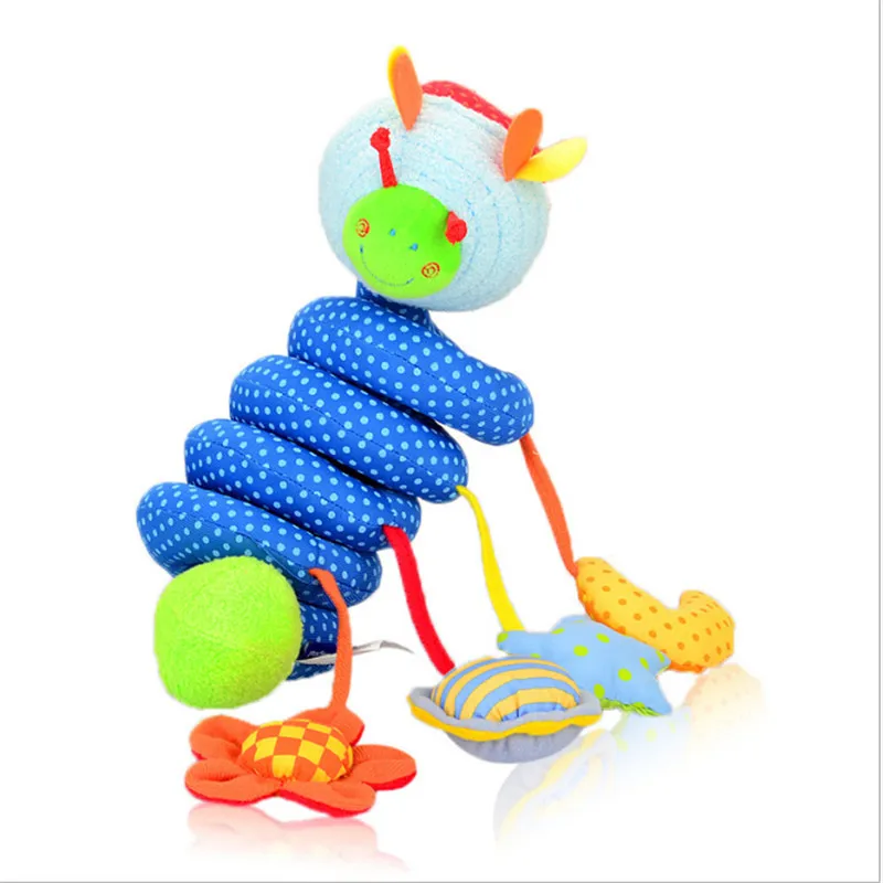 

Hot Sale Soft Cotton Toys Baby Bed Crib Rattles For Baby Newborn Cute Animal Infantil Rattle Bedding Hanging Bell Pendant