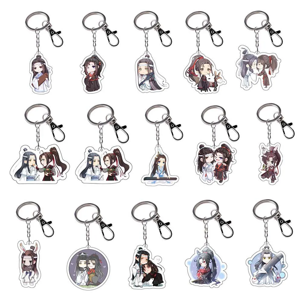 

Grandmaster Of Demonic Mo Dao Zhu Shi Weiwuxian Lan Zhan Portachiavi Keyring Pendant Key Holder Keychain