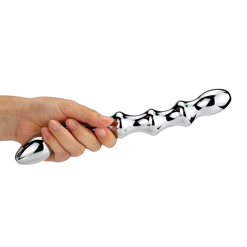 Волшебная палочка простаты из нержавеющей стали массажные анальные шарики