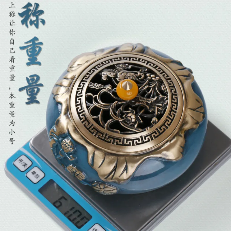 Китайская курильница латунные Буддийские принадлежности домашний держатель для