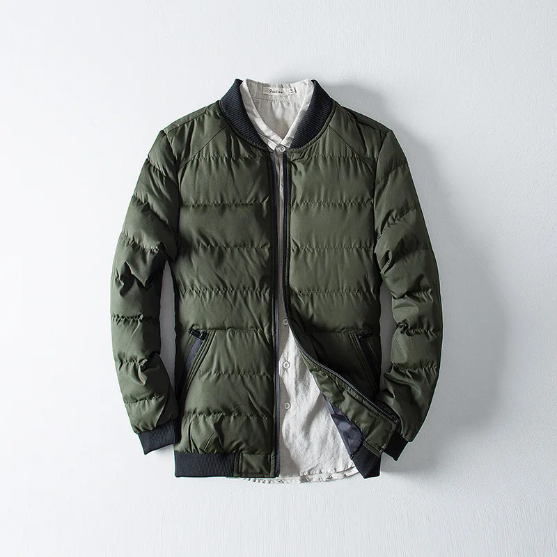 Мужская зимняя куртка бомбер мужская повседневная Уличная одежда в стиле панк