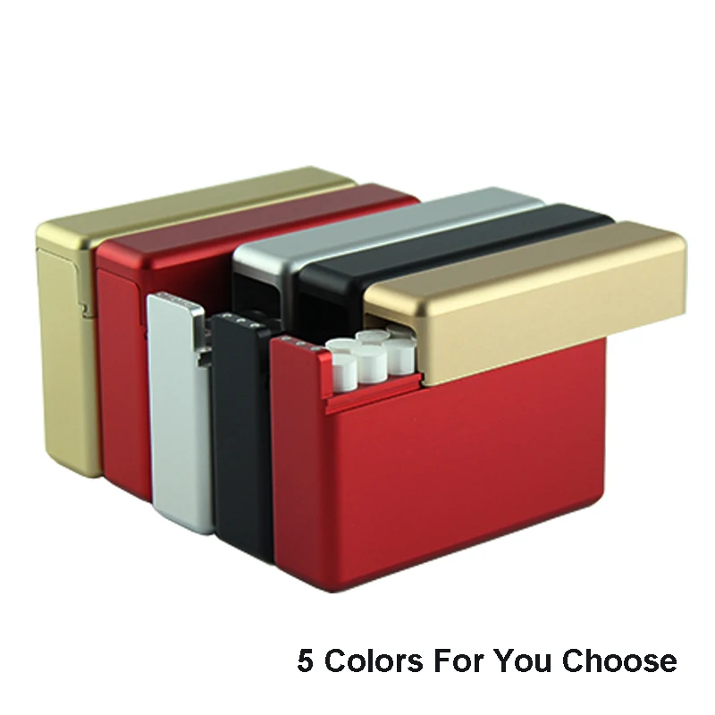 Защитный чехол для сигарет из алюминиевого сплава IQOS с 18 отверстиями хранения